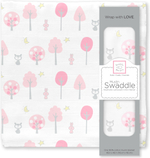 SwaddleDesigns SDM-152P Пеленка муслиновая Pink Thicket