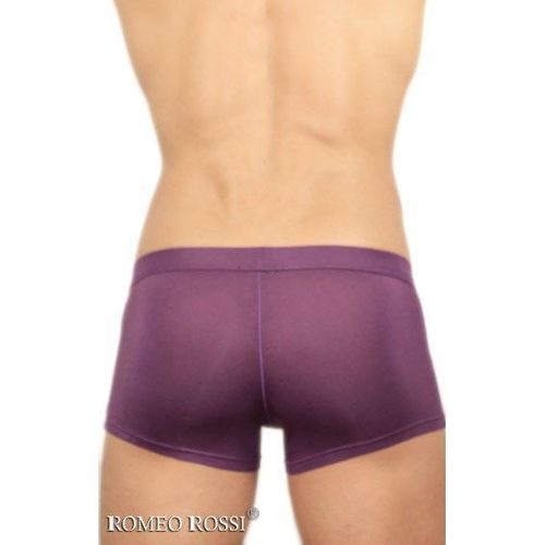 Мужские трусы боксеры фиолетовые Romeo Rossi RR6006