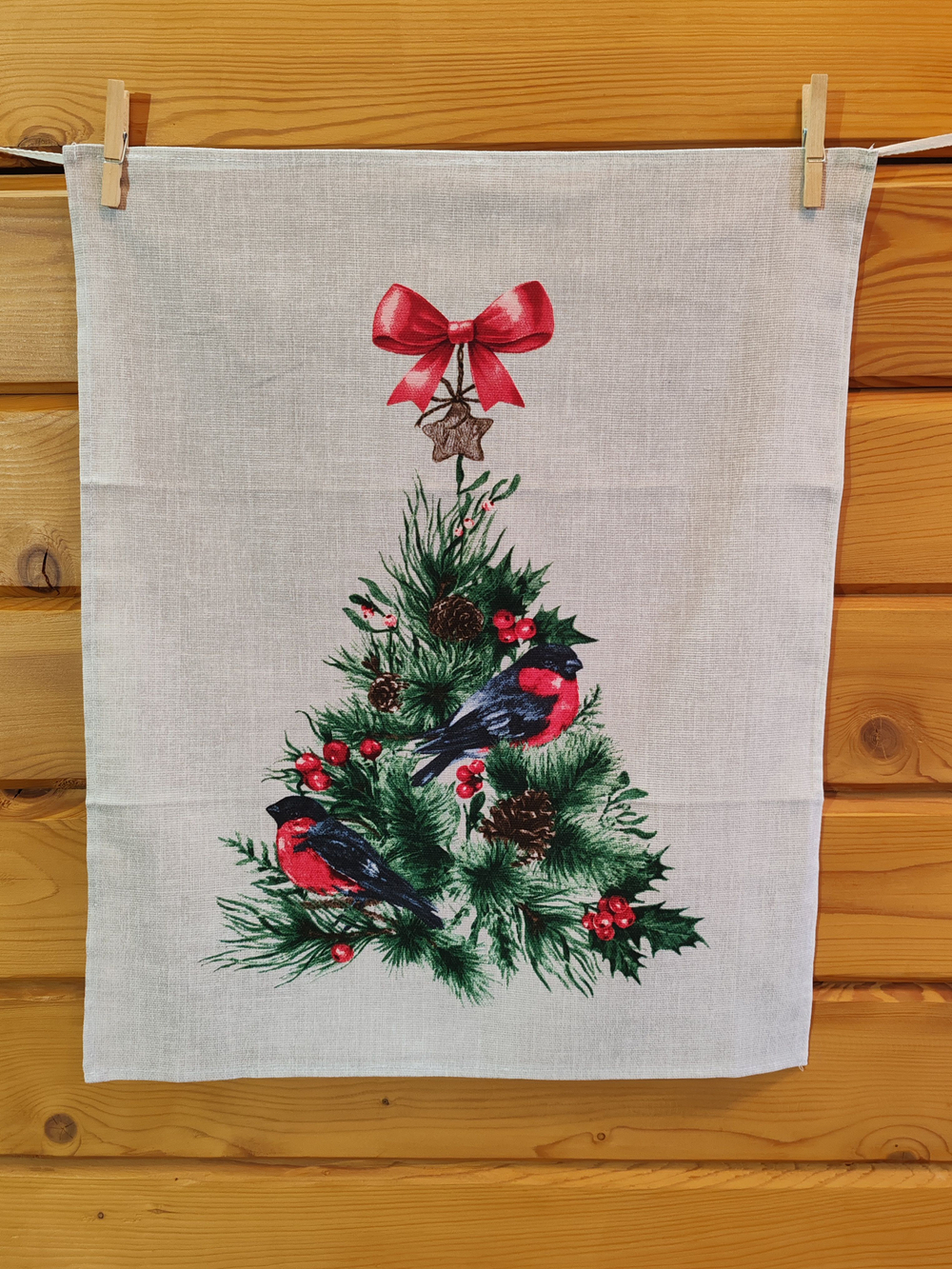 Набор кухонных полотенец, 3 шт , 45х60 см , рогожка