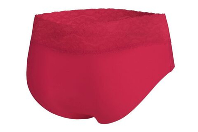 Женские трусики с кружевом Hipster (Размер: S) (Цвет: красный)