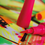 Маркер-Кисть Molotow UV-FLUORESCENT PUMP SOFTLINER - 1мм