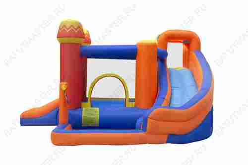 Батут для дачи, распродажа "Пляж" 3,85*2,93*1,98 м