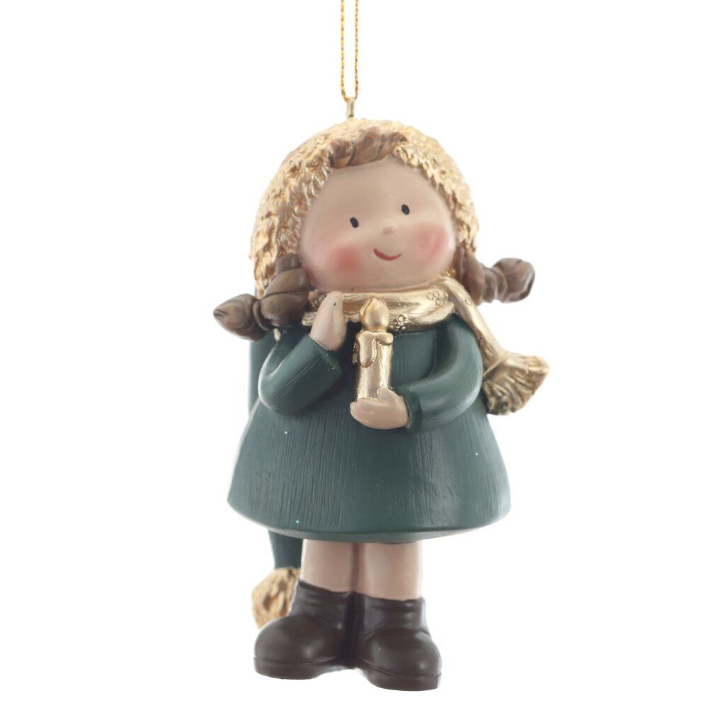 GAEM Фигурка декоративная подвесная "Девочка", L5 W5 H10 см, 2в.
