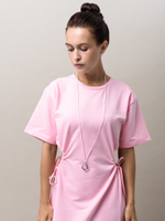 Колье "Cord Round" Pink