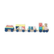 Поезд (Wooden stacking train set)