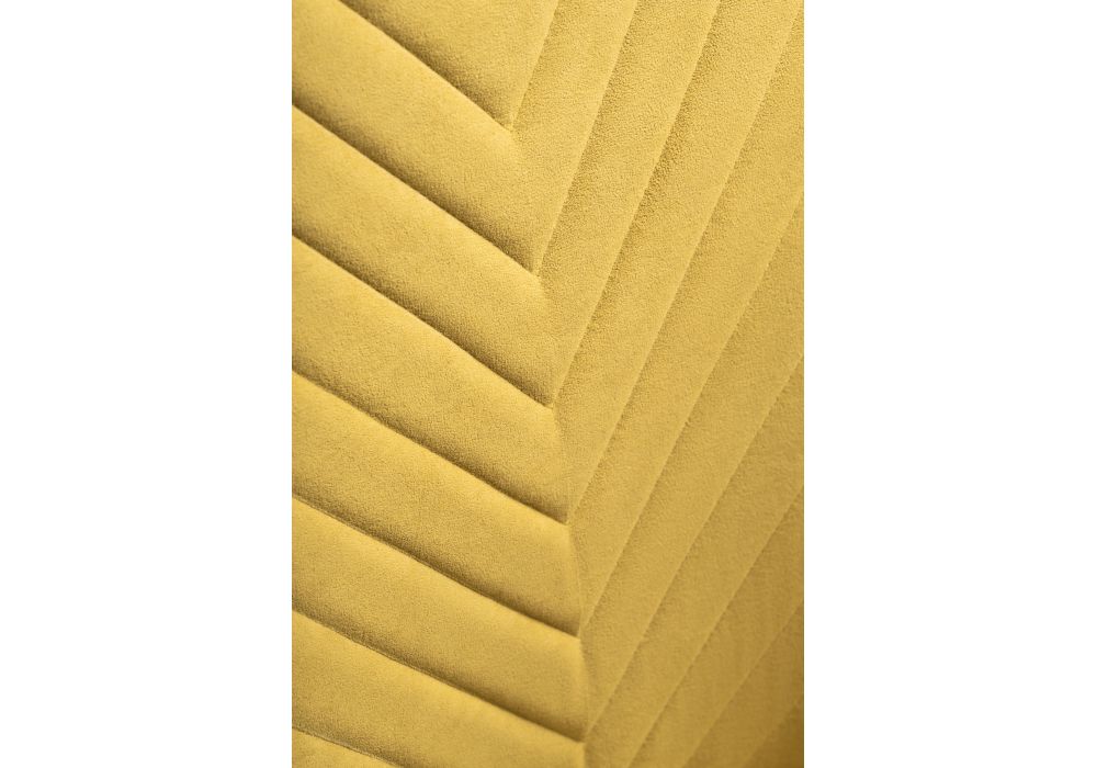 Стул на металлокаркасе Лулла горчичный / черный