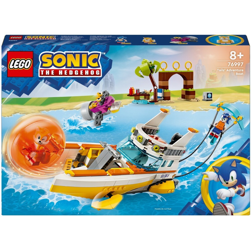 LEGO Sonic The Hedgehog - Хвост и приключения на лодке 76997 / артикул   76997  / GTIN 5702017592534