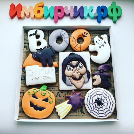 Имбирные пряники Хэллоуин