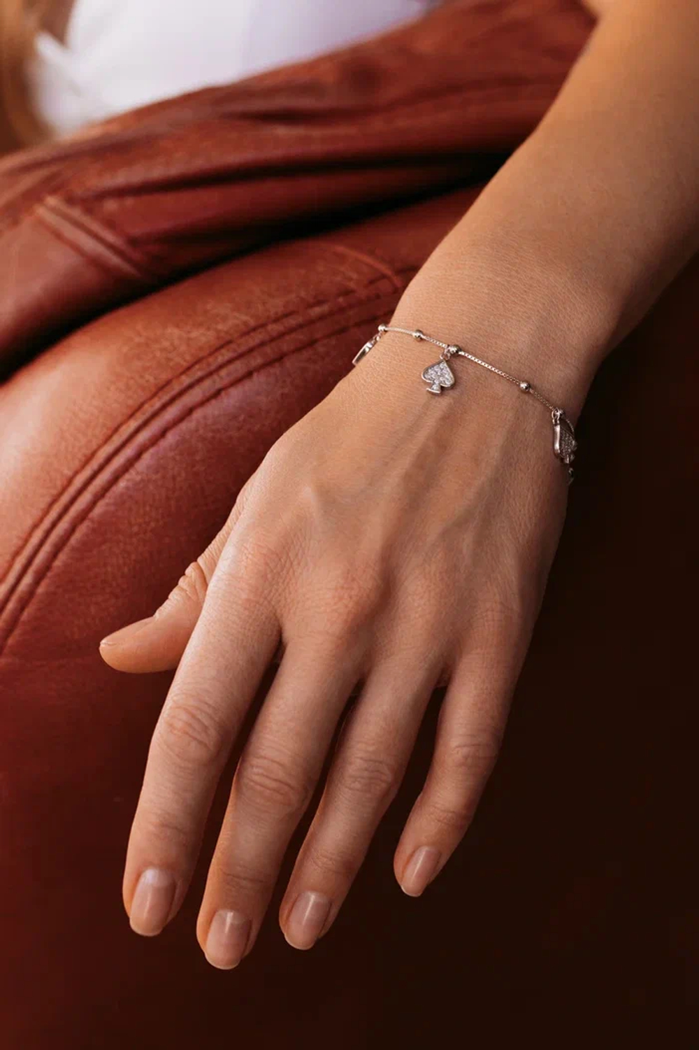 Браслет "Пика" в серебре