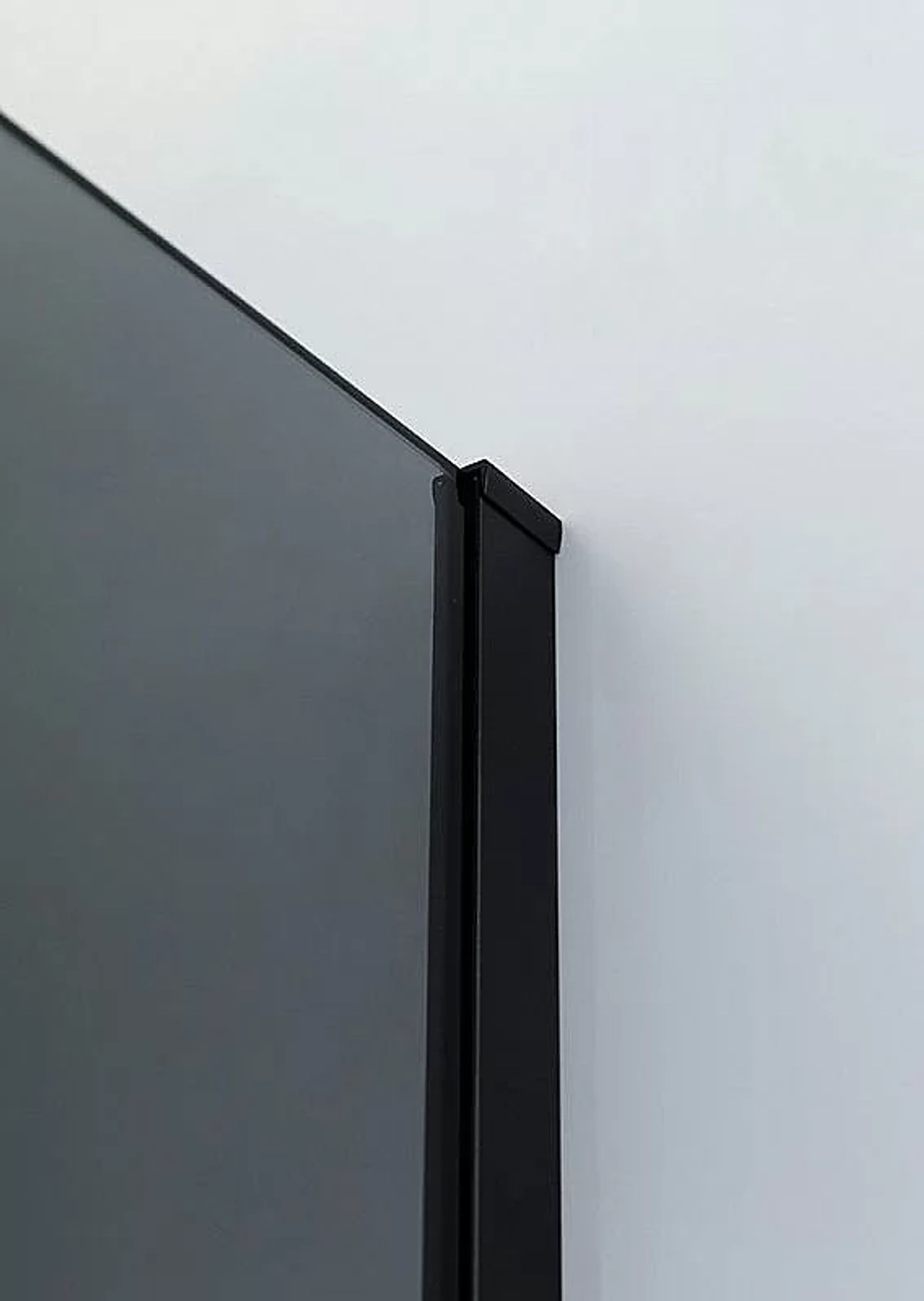 Душевой уголок Cezares Slider 79х85 SLIDER-AH-1-80-80/90-GRIGIO-NERO стекло серое тонированное/профиль черный матовый