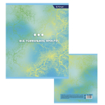 Тетрадь 48л., А5, клетка, Alingar "Всё просто", скрепка, мелованный картон (стандарт), блок офсет, 4 дизайна в пленке т/у