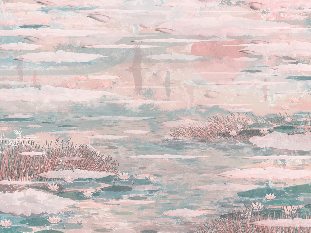 Дизайнерские обои Wall Street Rising Lands