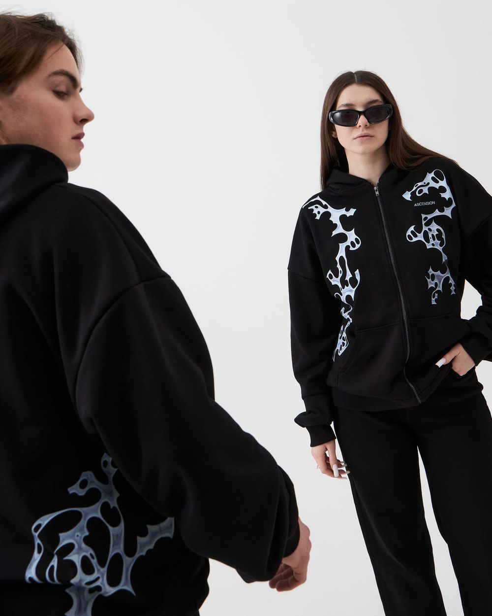 Худи Ascension Zip Neuron черный