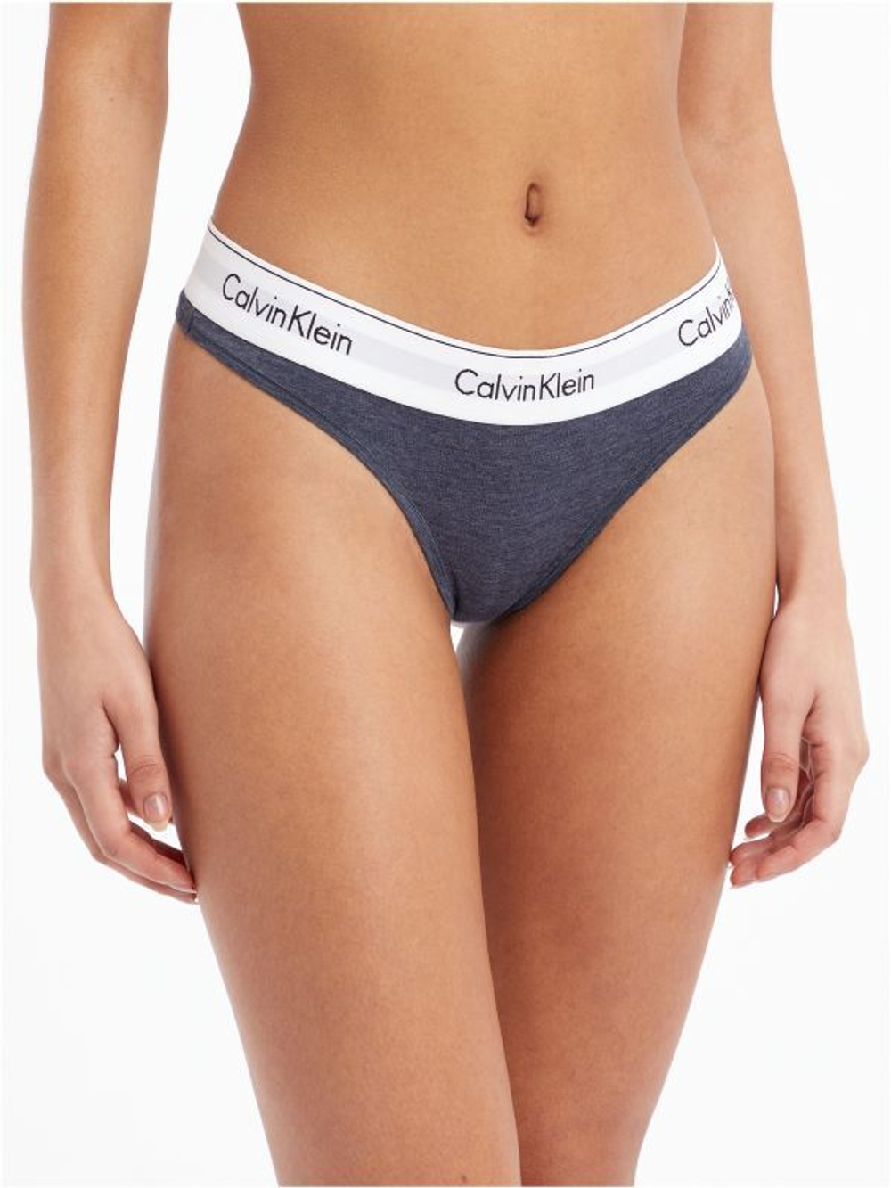Majtki Calvin Klein Thong 1P - небесный