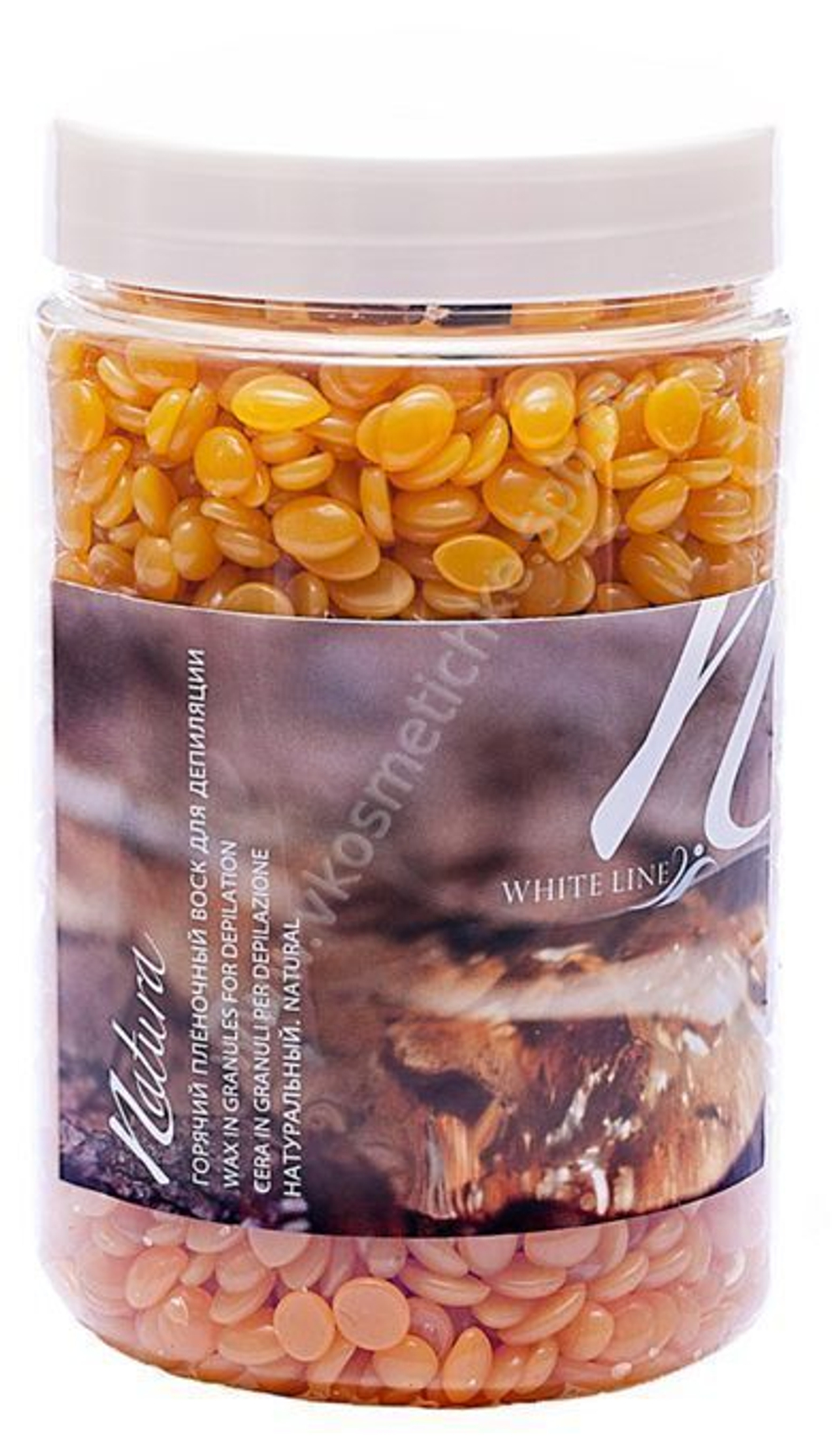 Воск горячий (пленочный) Натуральный гранулы 500г БАНКА