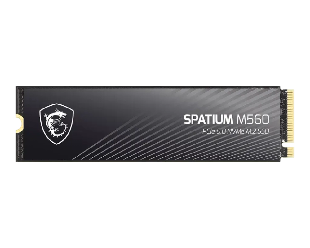 Твердотельный накопитель 2000Gb SSD MSI SPATIUM M560 PCIe 5.0 NVMe M.2 2TB R10300Mb/s W8700MB/s MTBF 1,5 млн.часов S78-440Q940-P83