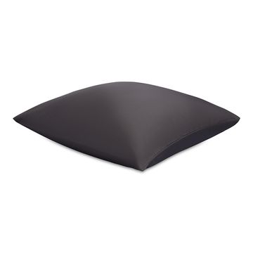 Набор наволочек из премиального сатина темно-серого цвета из коллекции essential, 70х70 см