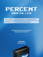 (ПРЕДЗАКАЗ) Альбом ONEW - ONEW THE LIVE : PERCENT (%) 2025-26 ONEW WORLD TOUR VIEWING CODE