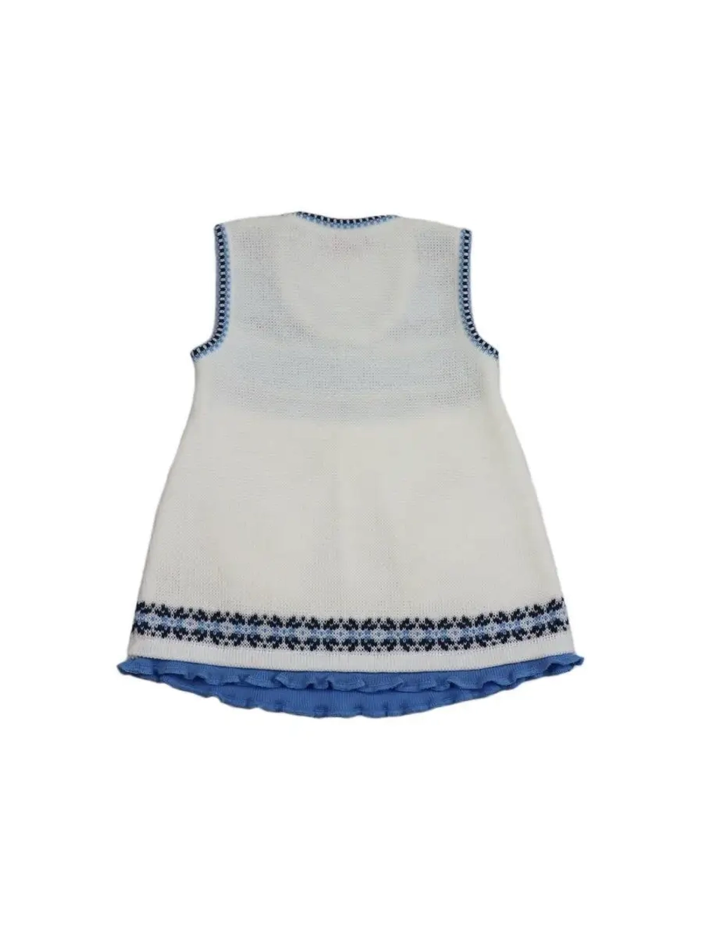 Сарафан вязаный для девочки