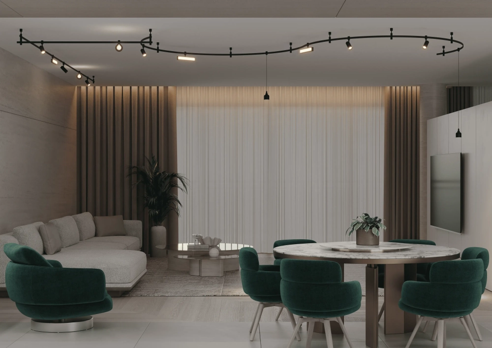Шинопровод магнитный Crystal Lux CLT 0.117 01 L2000 BL