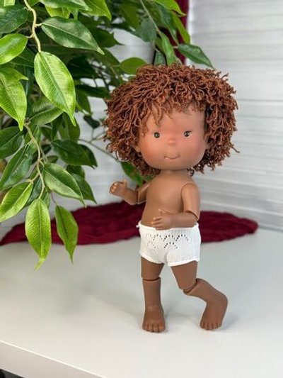 Кукла Nines виниловая 30см PIPPA шарнирная без одежды  (2902W)