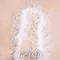Боа из перьев страуса, в 2 нити, Белое