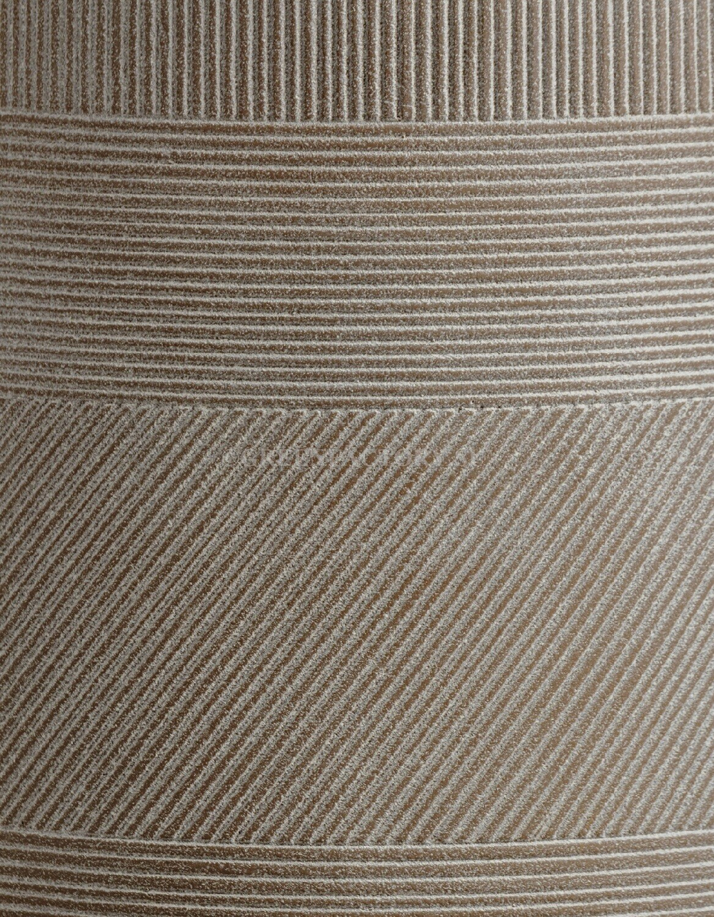 Кашпо TREEZ ERGO - серия Graphics - Округлая чаша - Капучино