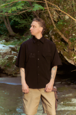 Рубашка Called a Garment Hikercore Shirt "Black"