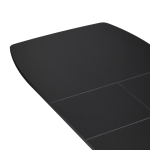 Стол стеклянный Woodville Тамаса 120(150)х70х76 черный