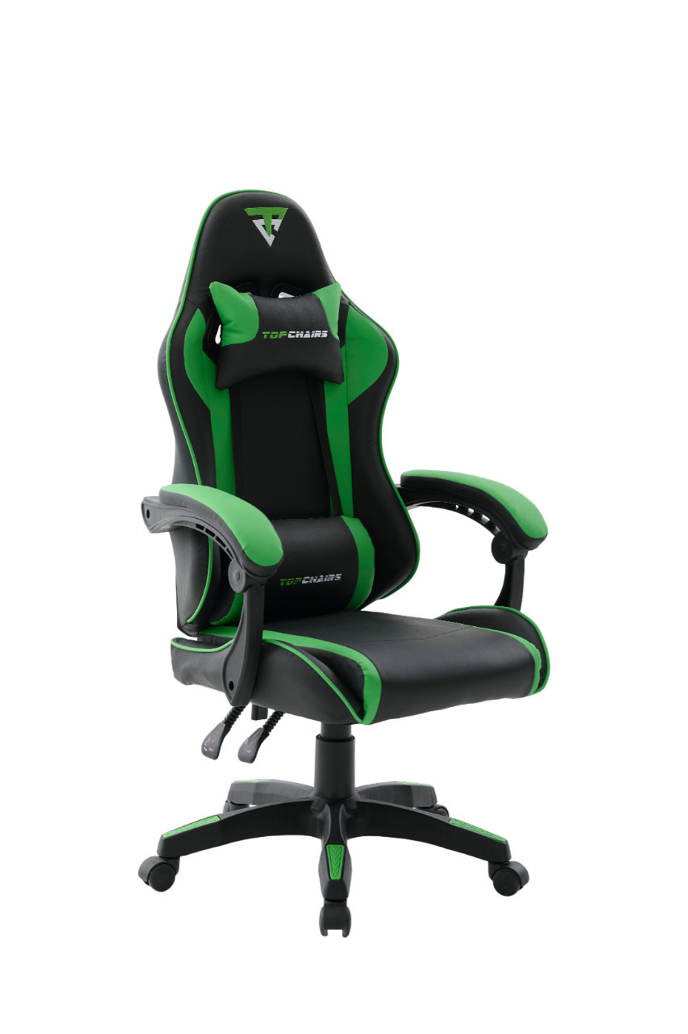 Кресло спортивное TopChairs Shadow черно-зеленый