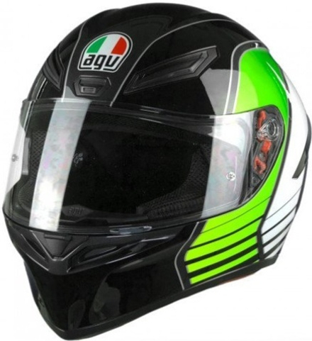 AGV K1 POWER Multi PLK Gunmetal/white/green