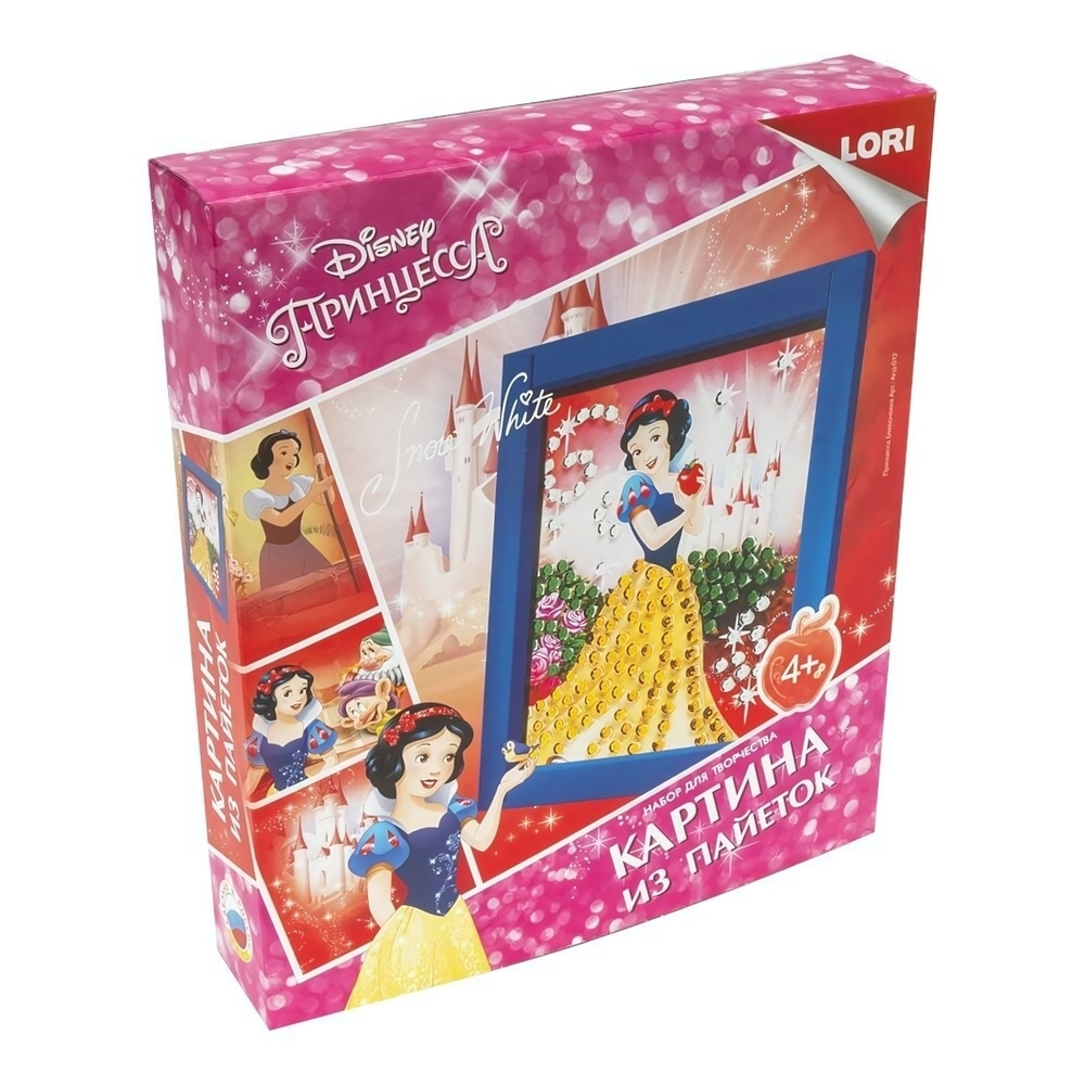 Картина из пайеток 22*19см Disney "Принцесса Белоснежка" (Lori)