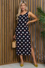 Сарафан Весенний шарм (синий/круги) П13381-10М LT Collection