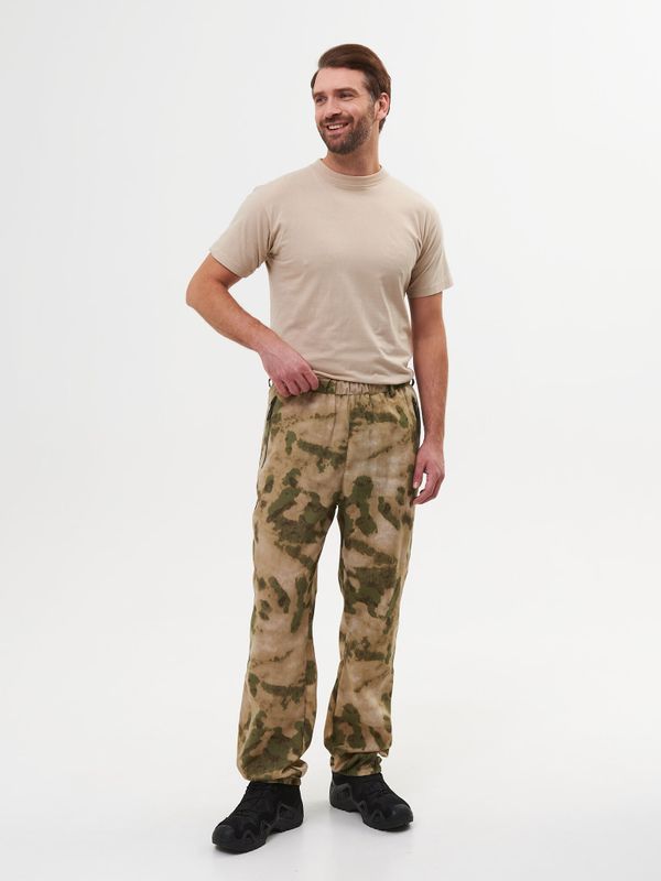 Брюки летние Стрелок ткань Смесовая (Сорочка) цвет Малахит