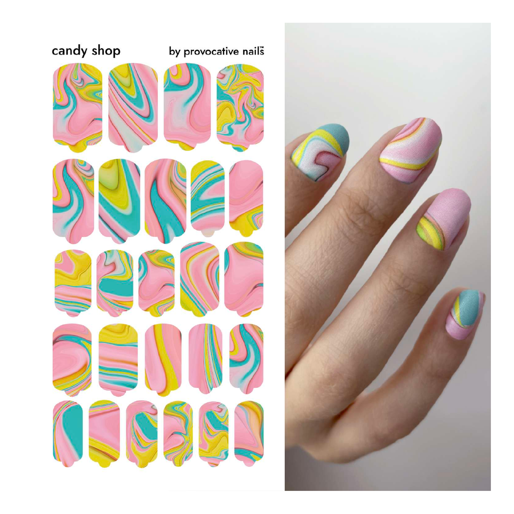 Пленки для маникюра Provocative Nails Candy Shop