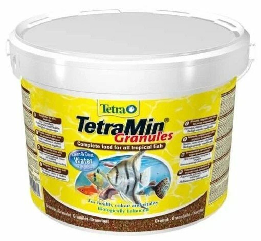 TetraMin Granules корм для всех видов рыб в гранулах (Ведро 10л)
