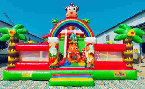 Коммерческий надувной батут «Дракоша и Друзья», 14*7*7 м