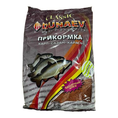 Прикорм Дунаев Классика 0,9кг Карп Горох **, 209736