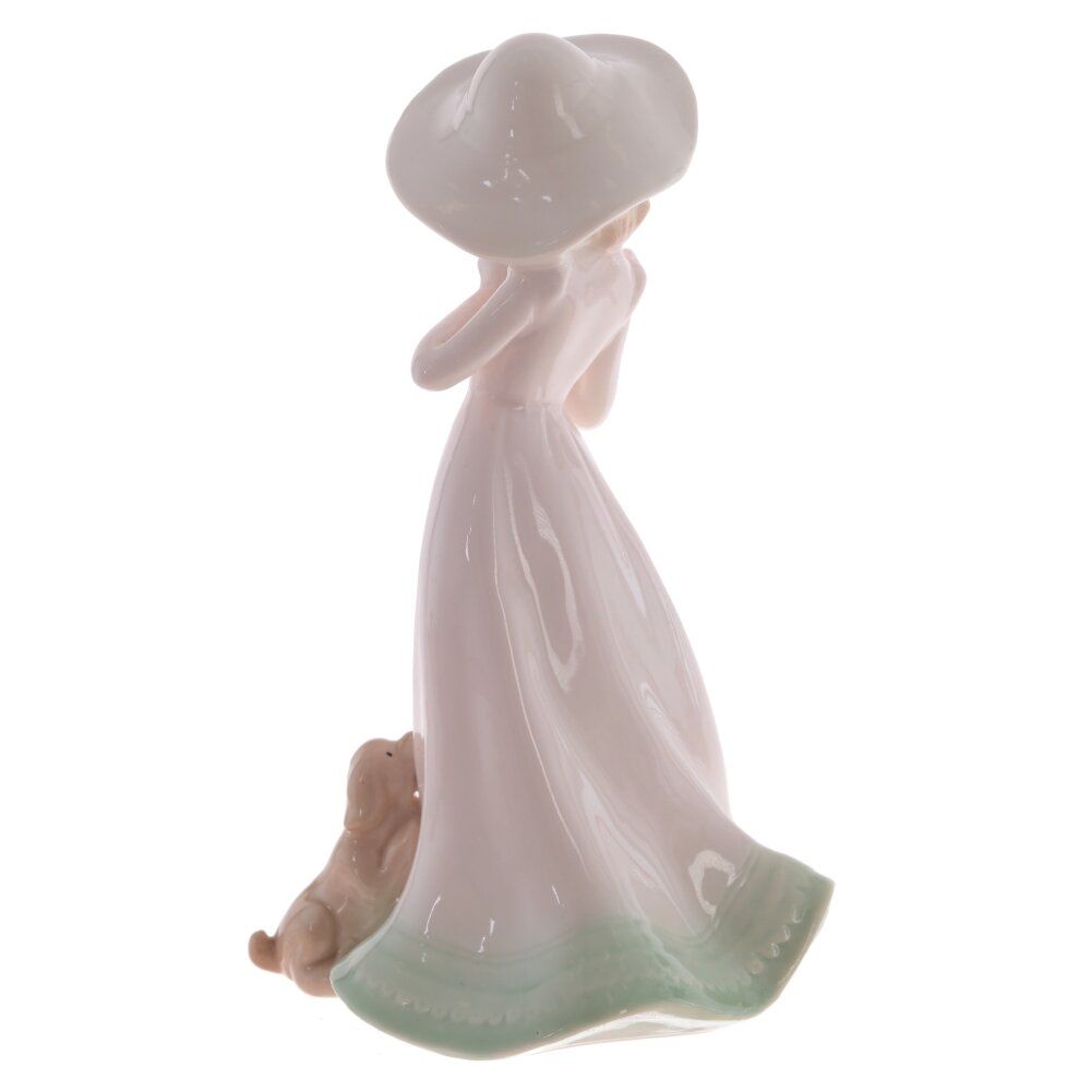 GAEM Фигурка декоративная "Девочка с собакой", L9 W7,5 H16 см