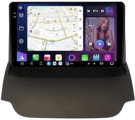 Магнитола для Ford EcoSport 2014-2017 - FarCar GX232M монитор 9.5" 2K QLED на Android 14, TS20, 6+128Гб, CarPlay, 4G SIM-слот