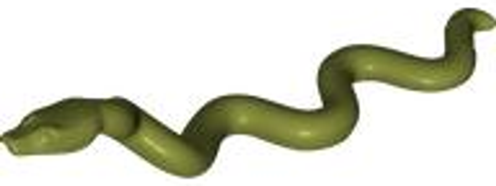 Змея, большая с поднятой головой 38801, Olive Green