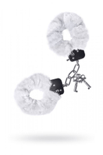 Наручники с мехом белые 6 см