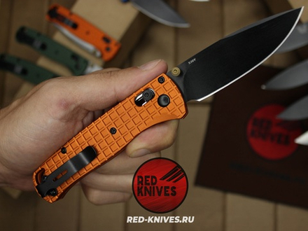 Нож Benchmade 535 Алюминий Frag A+++ - оранж рук., черный клинок RK/Н66