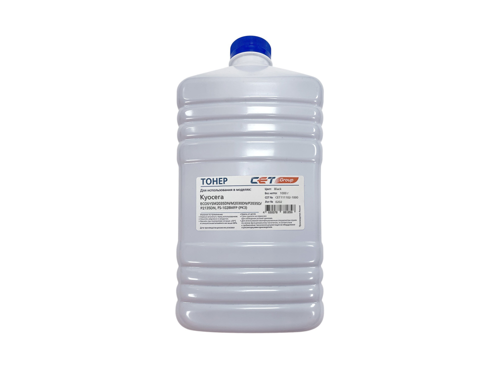 Тонер PK3 для KYOCERA ECOSYS M2035DN/M2030DN/P2035D/P2135DN, TASKalfa 180/181/220/221 (CET), 1кг/бут, CET111102-1000