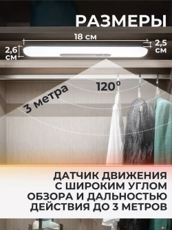 Светильник настенный с датчиком движения