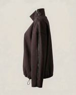 Костюм из мягкого трикотажа джерси в шоколадном