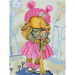 Aлмазная мозаика Кукла Лера