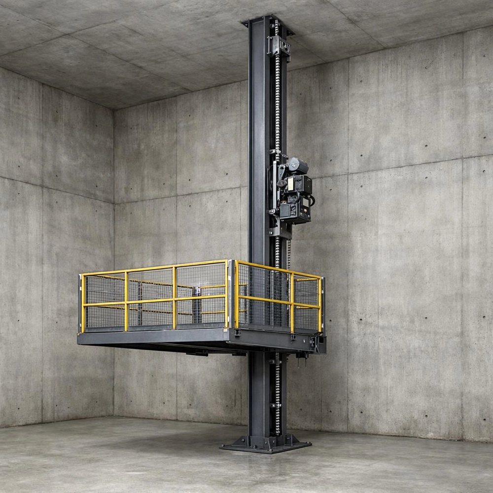 Мачтовый (консольный) грузовой подъёмник