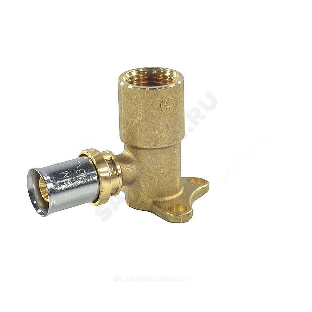 Водорозетка для МП/PE-X труб латунь пресс Дн 16х1/2" ВР RM139 Giacomini RM139Y033