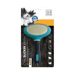 M-PETS Щетка-сликер (пуходерка) Slicker Brush OVAL, овальная, размер S, 10,5x18,5 см